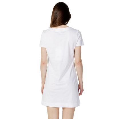 Love Moschino Weiße Baumwollshorts