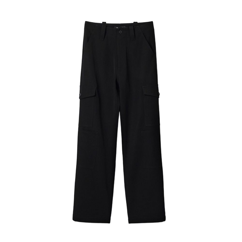 Desigual Schwarze Polyester-Kurzhose