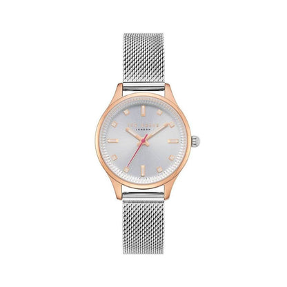 Ted Baker Silberne Uhr aus Edelstahl