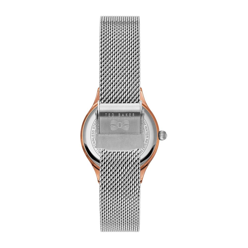 Ted Baker Silberne Uhr aus Edelstahl