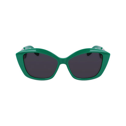 Karl Lagerfeld Grün gespritzte Sonnenbrille
