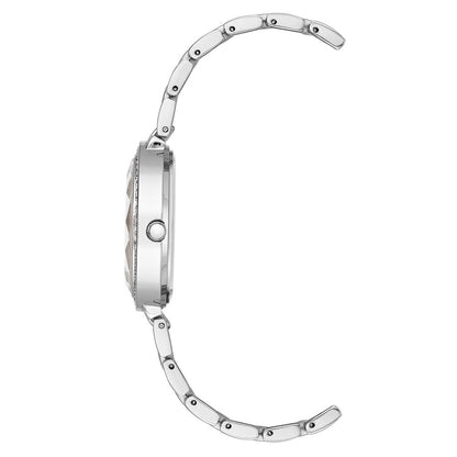 Juicy Couture Silberne Metalluhr