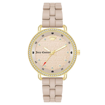 Juicy Couture Beige Metalluhr