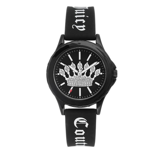 Juicy Couture Schwarze Synthetikuhr