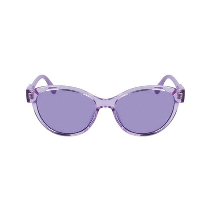 Karl Lagerfeld Lila gespritzte Sonnenbrille