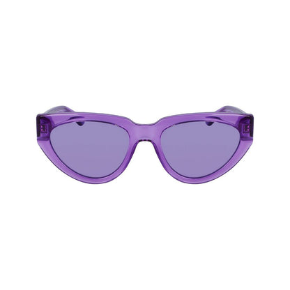 Karl Lagerfeld Lila gespritzte Sonnenbrille