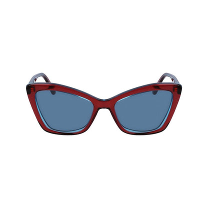 Karl Lagerfeld Rote Acetat-Sonnenbrille