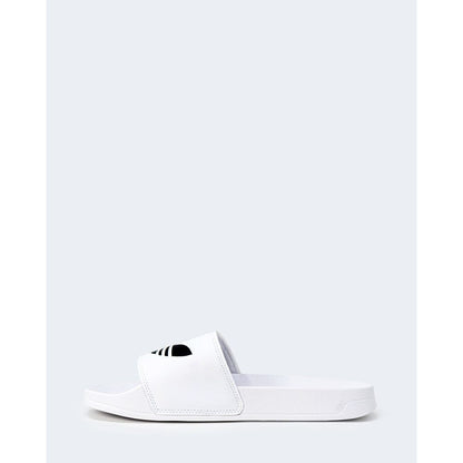 Adidas Weißer Polyester-Pantoffel