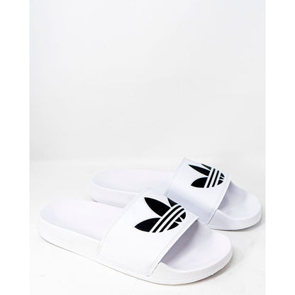 Adidas Weißer Polyester-Pantoffel