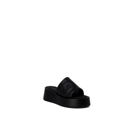 Furla Schwarzer Lederpantoffel