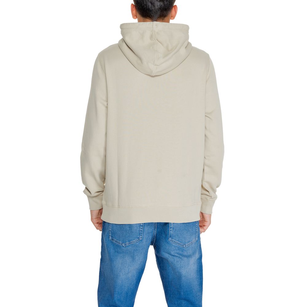 Calvin Klein Jeans Beige Hoody aus recycelter Baumwolle