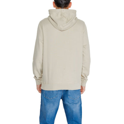Calvin Klein Jeans Beige Hoody aus recycelter Baumwolle
