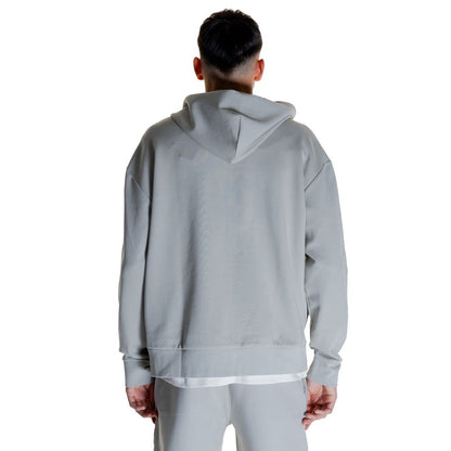 Calvin Klein Grauer Baumwoll-Kapuzenpulli