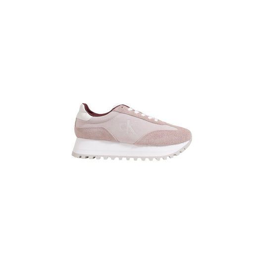 Calvin Klein Purple Leather Sneakers
