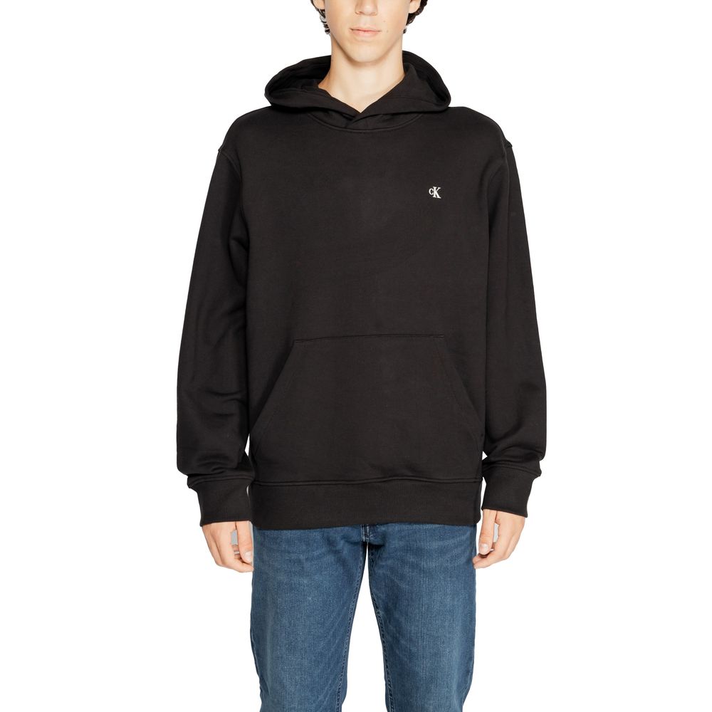 Calvin Klein Jeans Schwarzer Recycled Cotton Hoody
