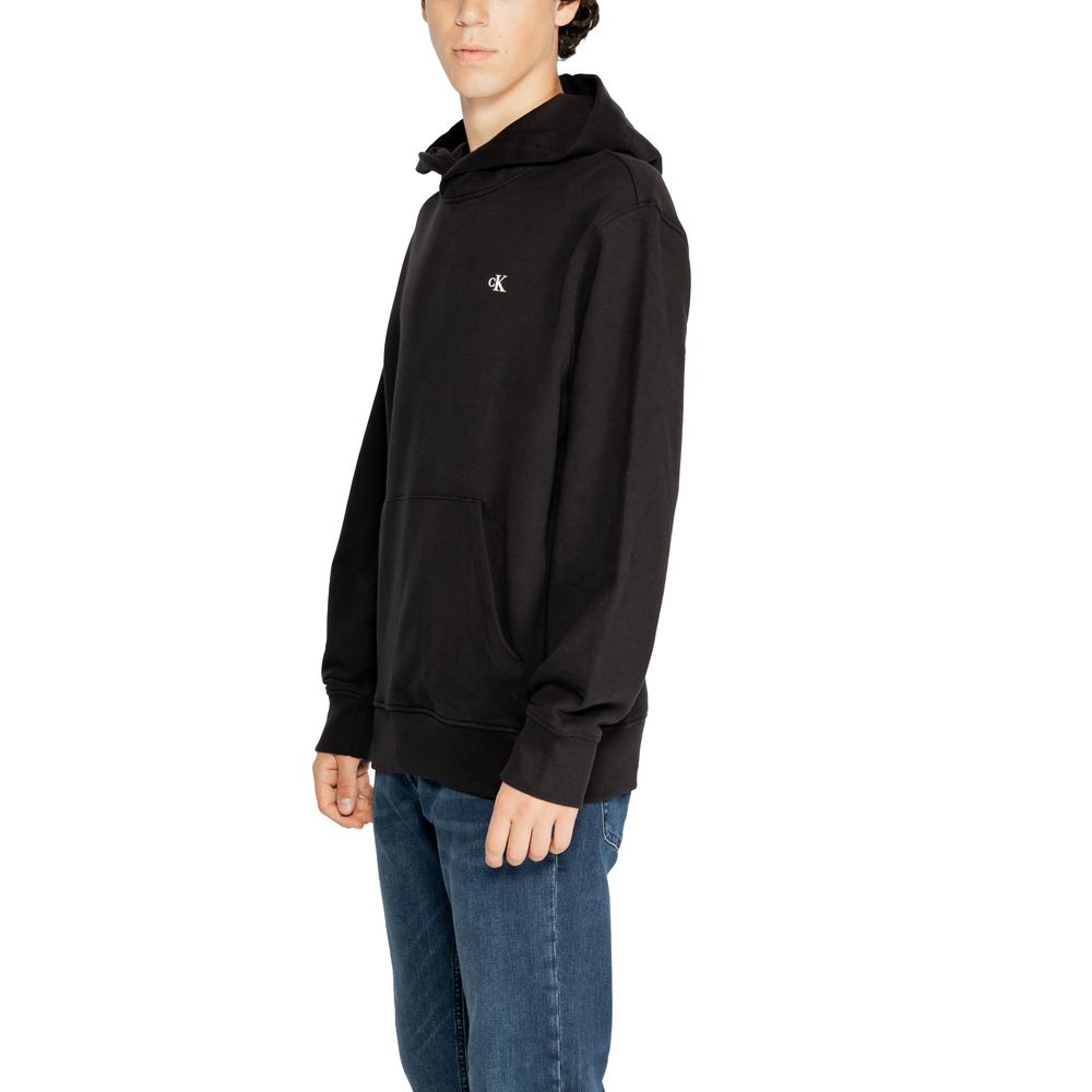 Calvin Klein Jeans Schwarzer Recycled Cotton Hoody