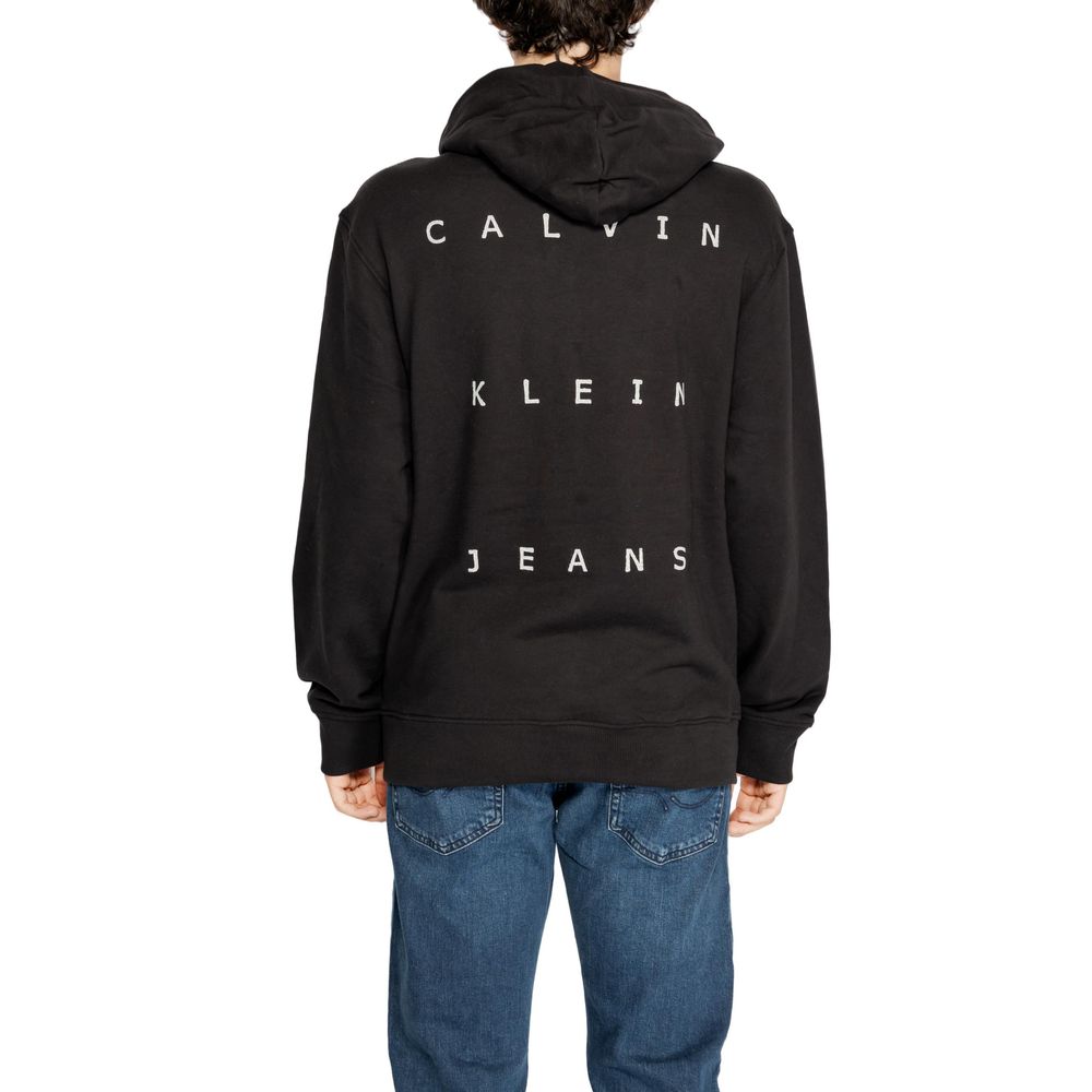 Calvin Klein Jeans Schwarzer Recycled Cotton Hoody