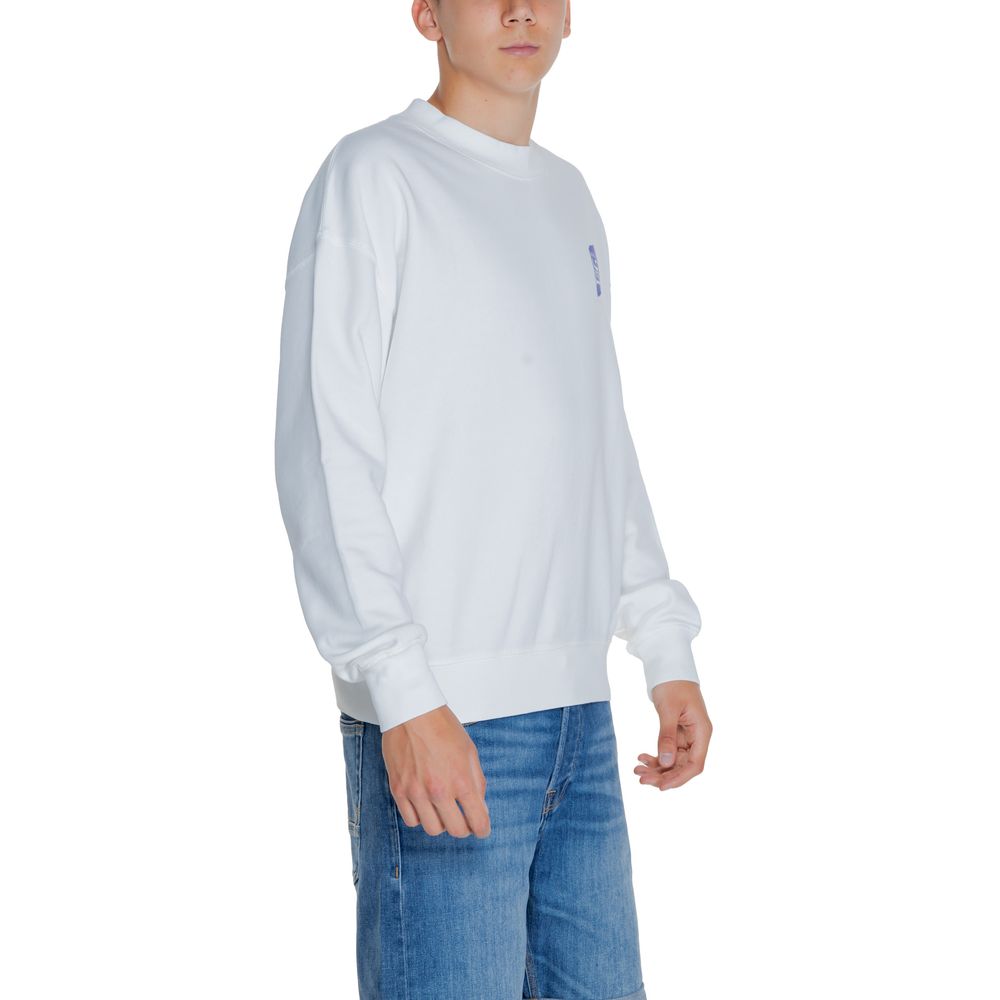 Replay Weißes Baumwoll-Sweatshirt