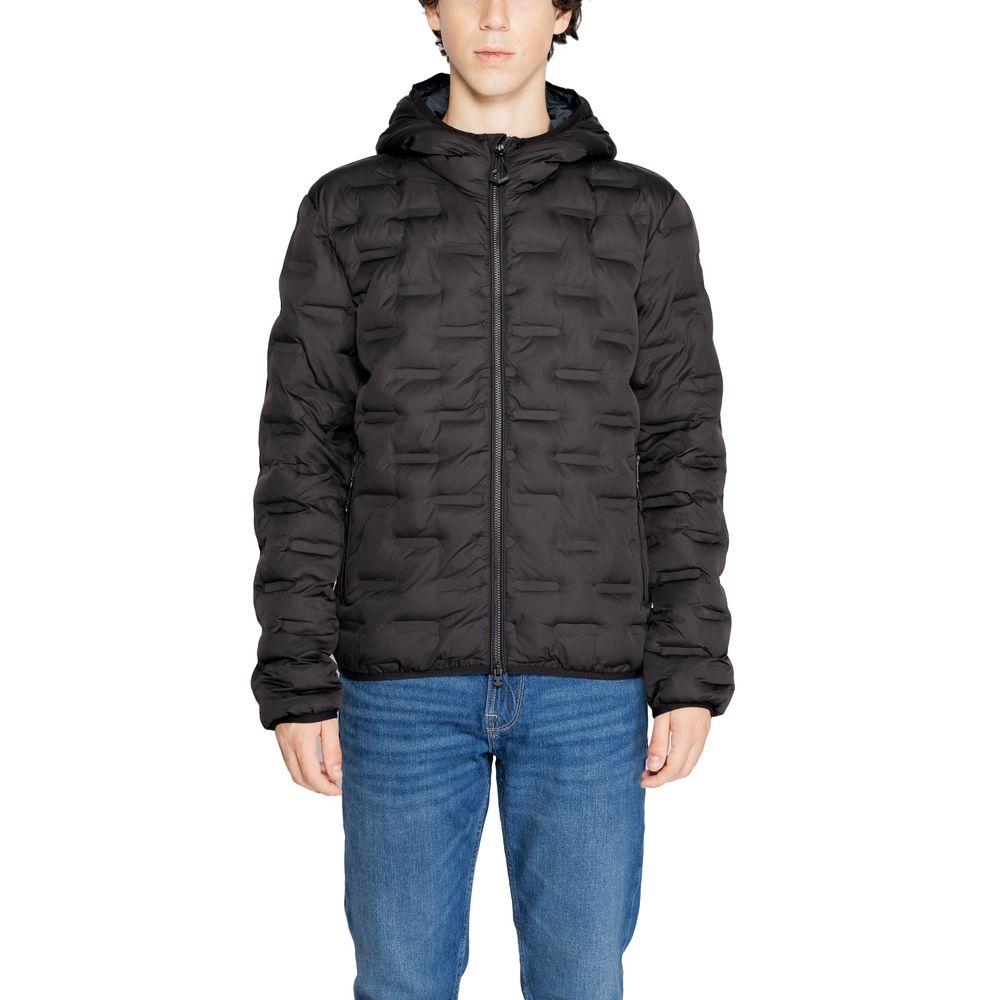 Replay Schwarze Polyesterjacken &amp
