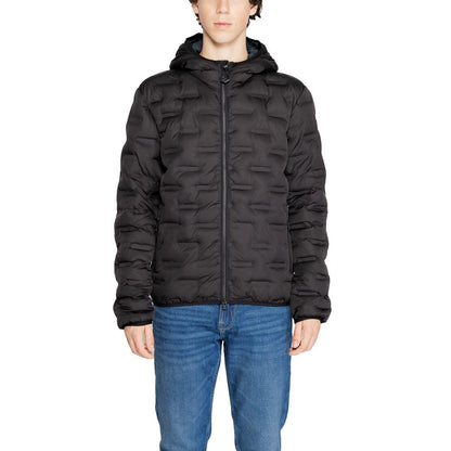 Replay Schwarze Polyesterjacken &amp