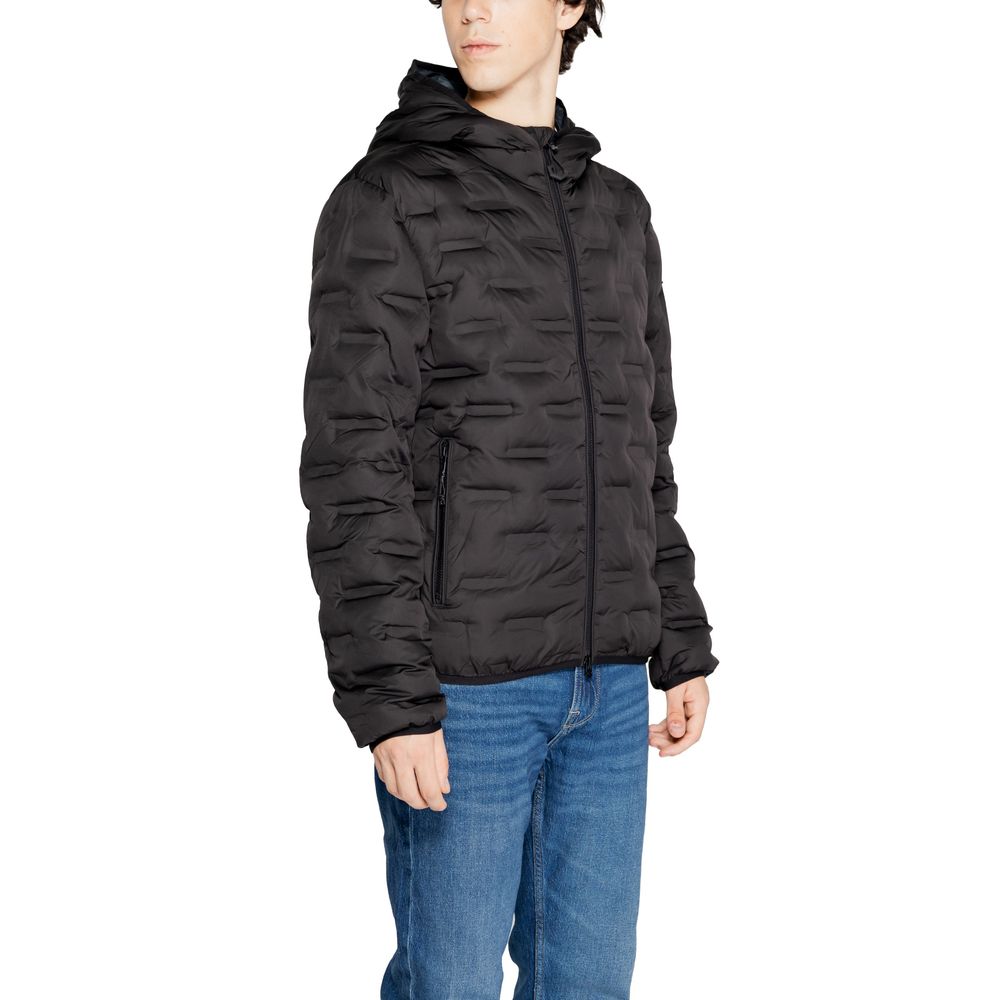Replay Schwarze Polyesterjacken &amp