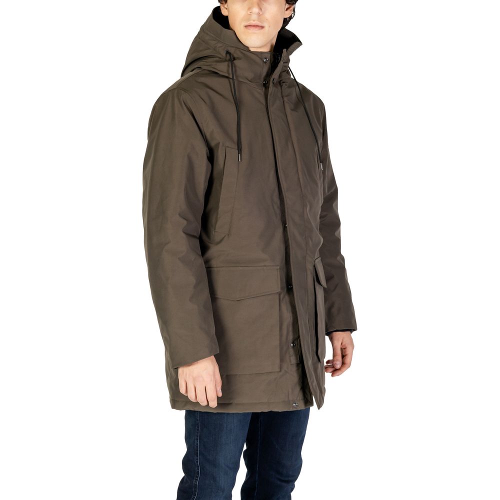 Replay Grüner Polyamid-Parka