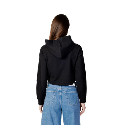 Calvin Klein Jeans Schwarzes Viskose-Langarmshirt