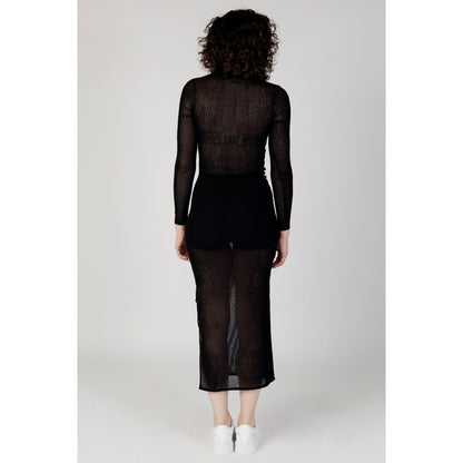 Calvin Klein Jeans Schwarzer Marabu lang