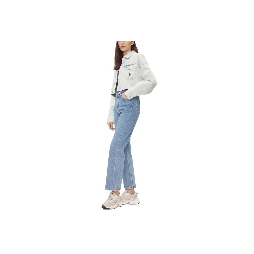 Calvin Klein Jeans Light Blue Cotton Jeans &amp; Pants