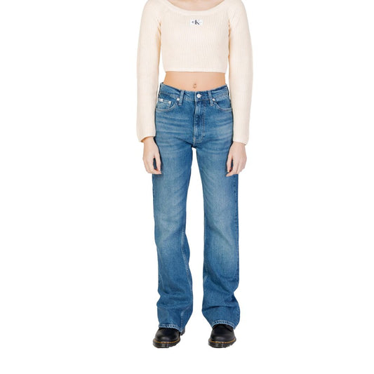 Calvin Klein Jeans Blue Cotton Jeans &amp; Pants