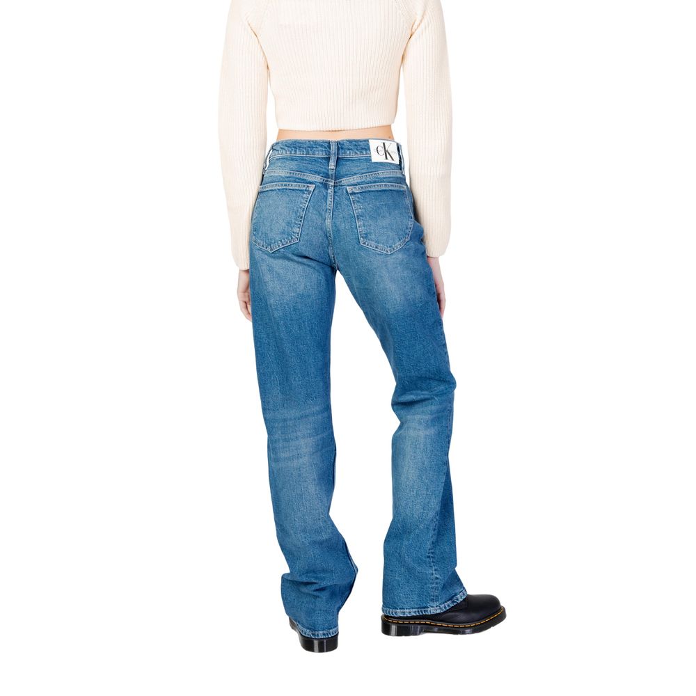 Calvin Klein Jeans Blue Cotton Jeans &amp; Pants