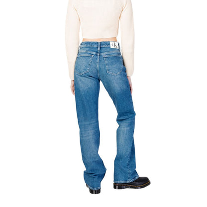 Calvin Klein Jeans Blue Cotton Jeans &amp; Pants