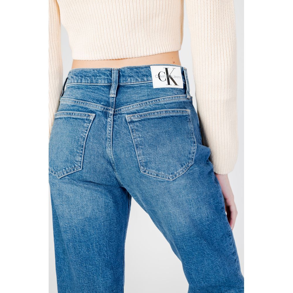 Calvin Klein Jeans Blue Cotton Jeans &amp; Pants