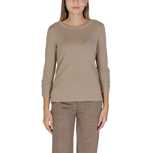 Street One Beige Polyester Langarmshirt