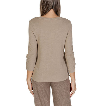 Street One Beige Polyester Langarmshirt
