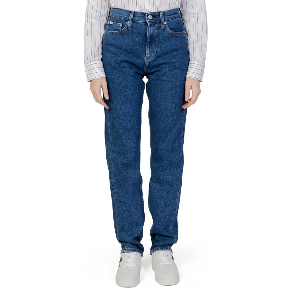 Calvin Klein Jeans Blue Cotton Jeans &amp; Pants