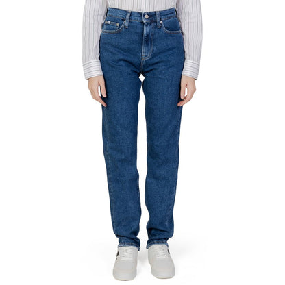 Calvin Klein Jeans Blue Cotton Jeans &amp; Pants