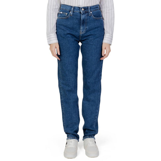 Calvin Klein Jeans Blue Cotton Jeans &amp; Pants