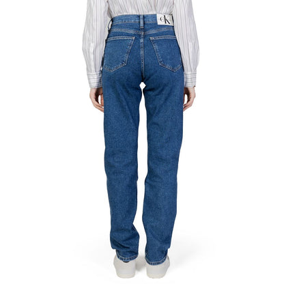 Calvin Klein Jeans Blue Cotton Jeans &amp; Pants