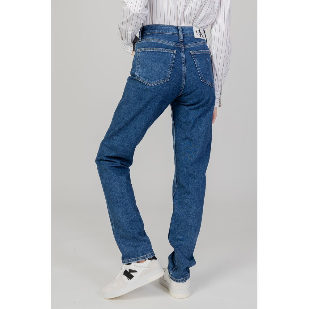 Calvin Klein Jeans Blue Cotton Jeans &amp; Pants