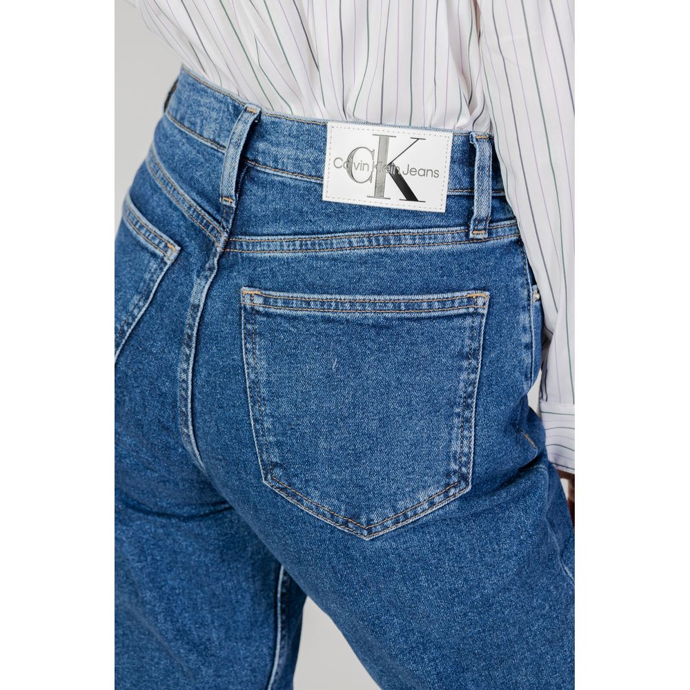 Calvin Klein Jeans Blue Cotton Jeans &amp; Pants