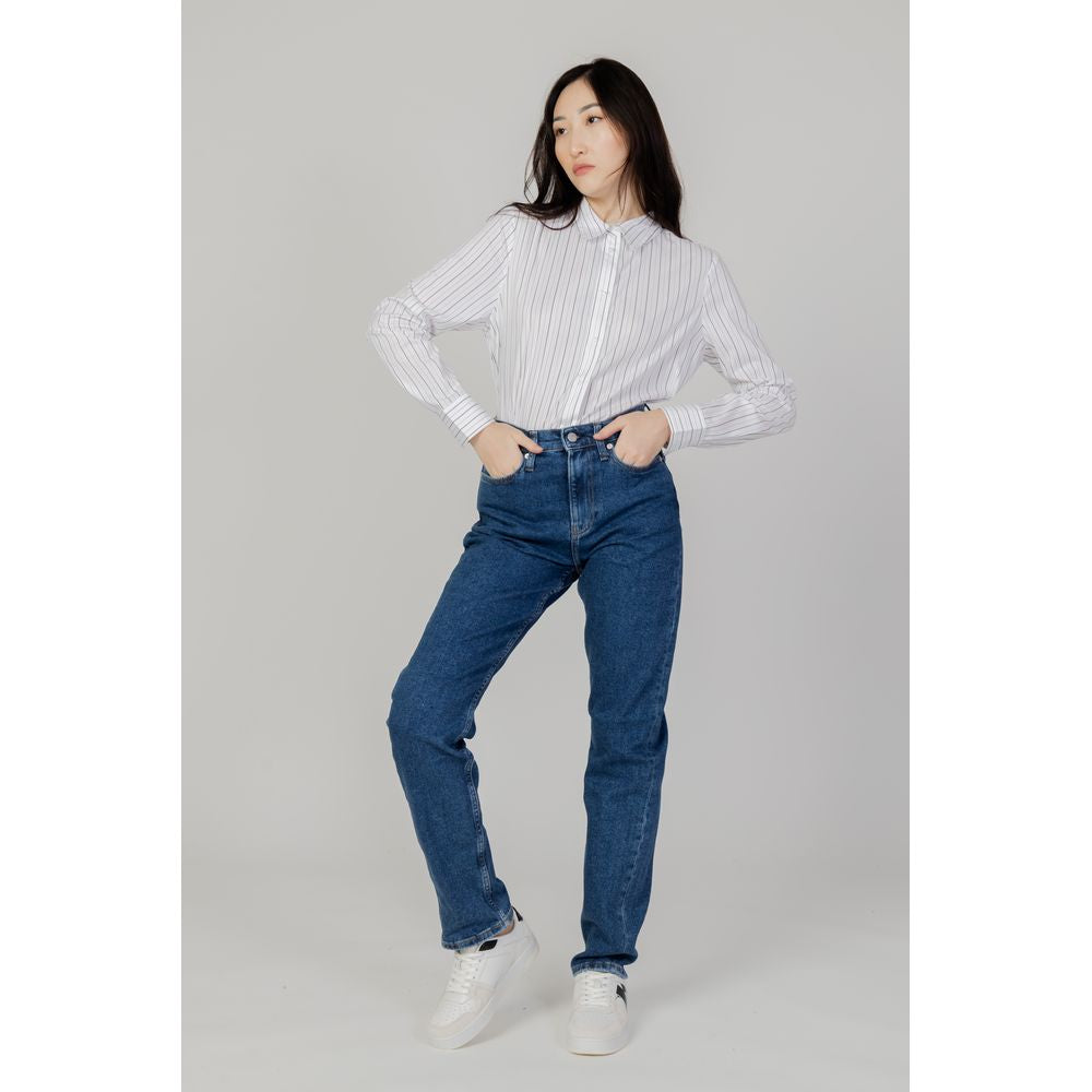 Calvin Klein Jeans Blue Cotton Jeans &amp; Pants
