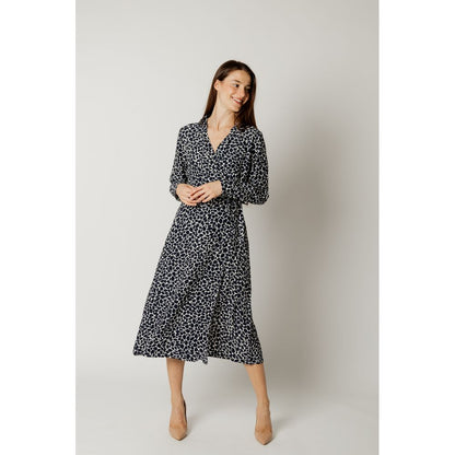 Street One Midi aus blauer Viskose