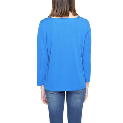 Street One Blaues Modal-Langarmshirt