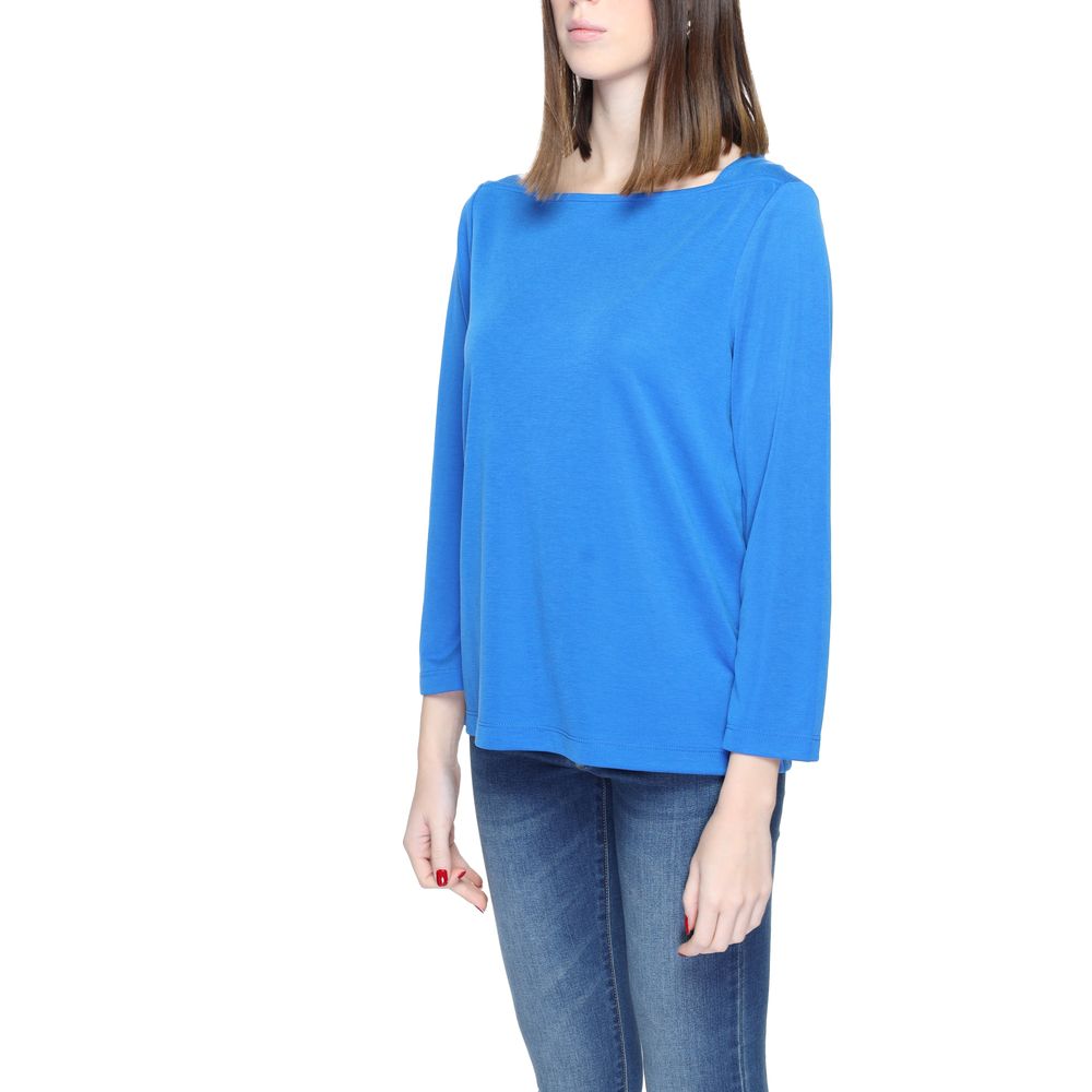 Street One Blaues Modal-Langarmshirt
