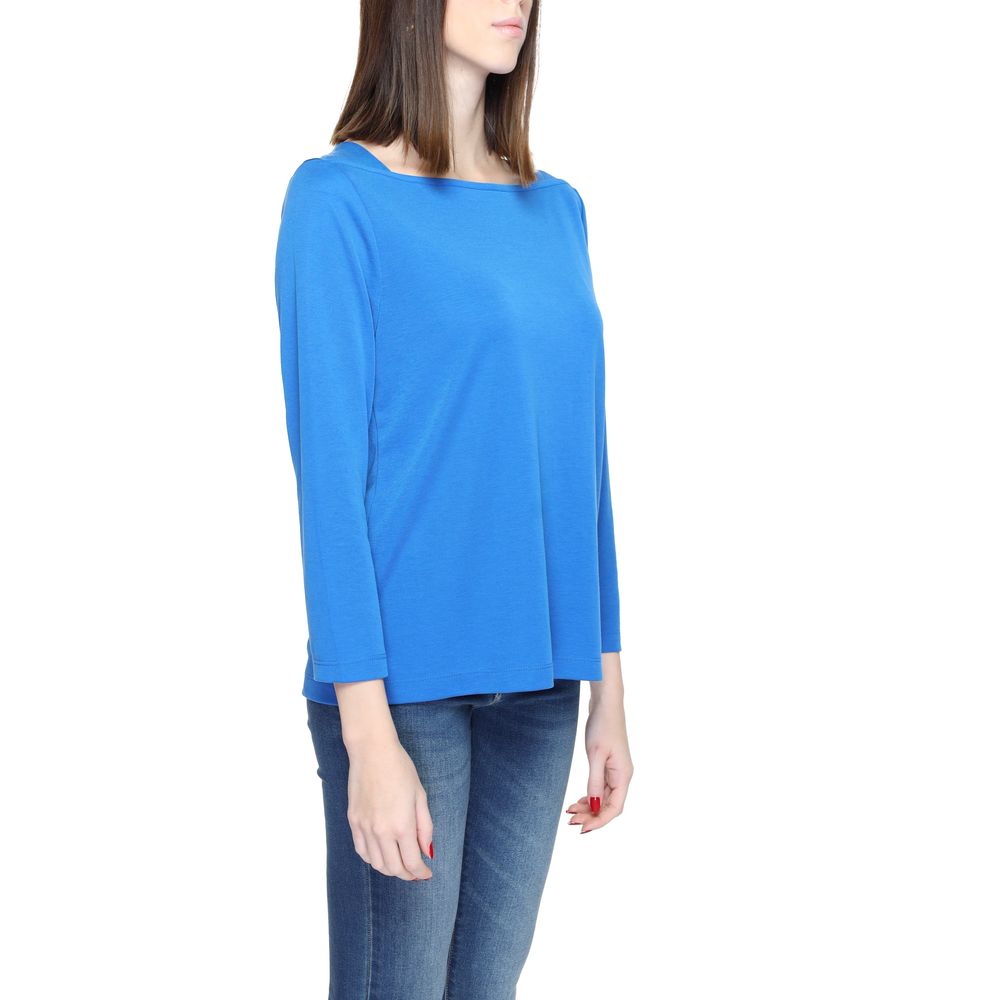 Street One Blaues Modal-Langarmshirt