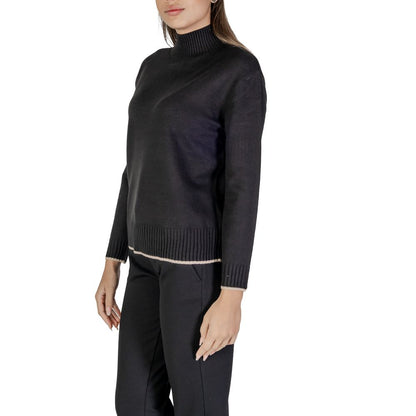Street One Schwarzer Polyester-Pullover