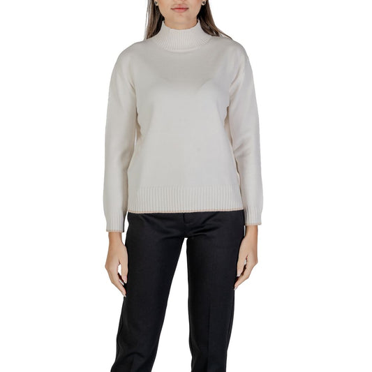 Street One Cremefarbener Polyester-Pullover