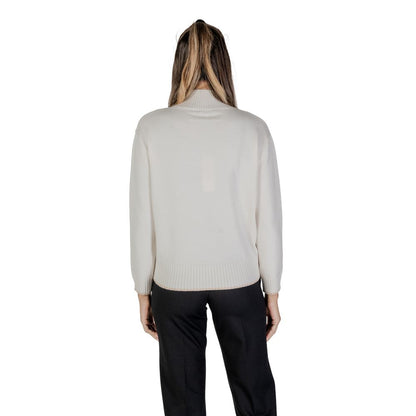 Street One Cremefarbener Polyester-Pullover