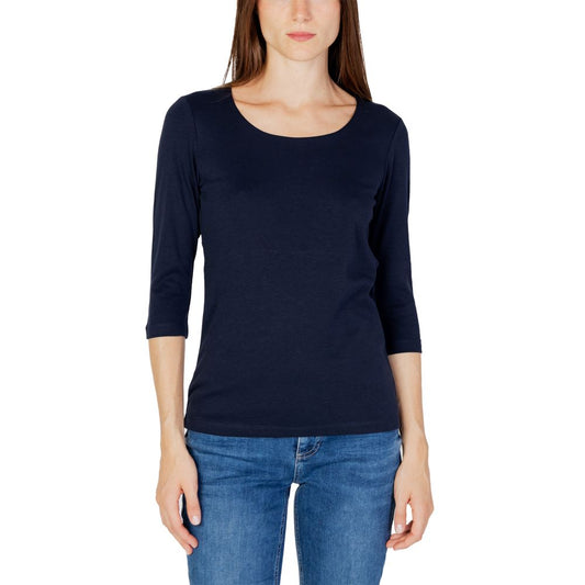 Street One Blaues Baumwoll-Langarmshirt